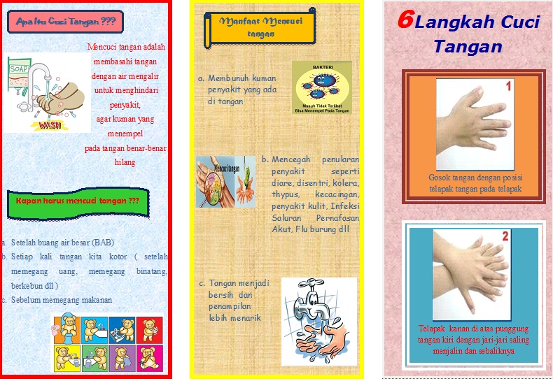 SAP & Leaflet Cuci Tangan – notesputih